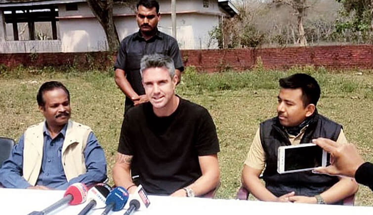 Kevin Pietersen in Kaziranga