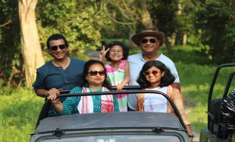 Actor Sharman Joshi Visits Kaziranga National Park in Assam