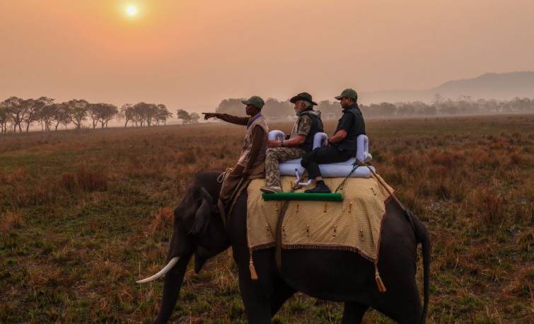 Prime Minister Narendra Modi Kaziranga Visit Photo Gallery